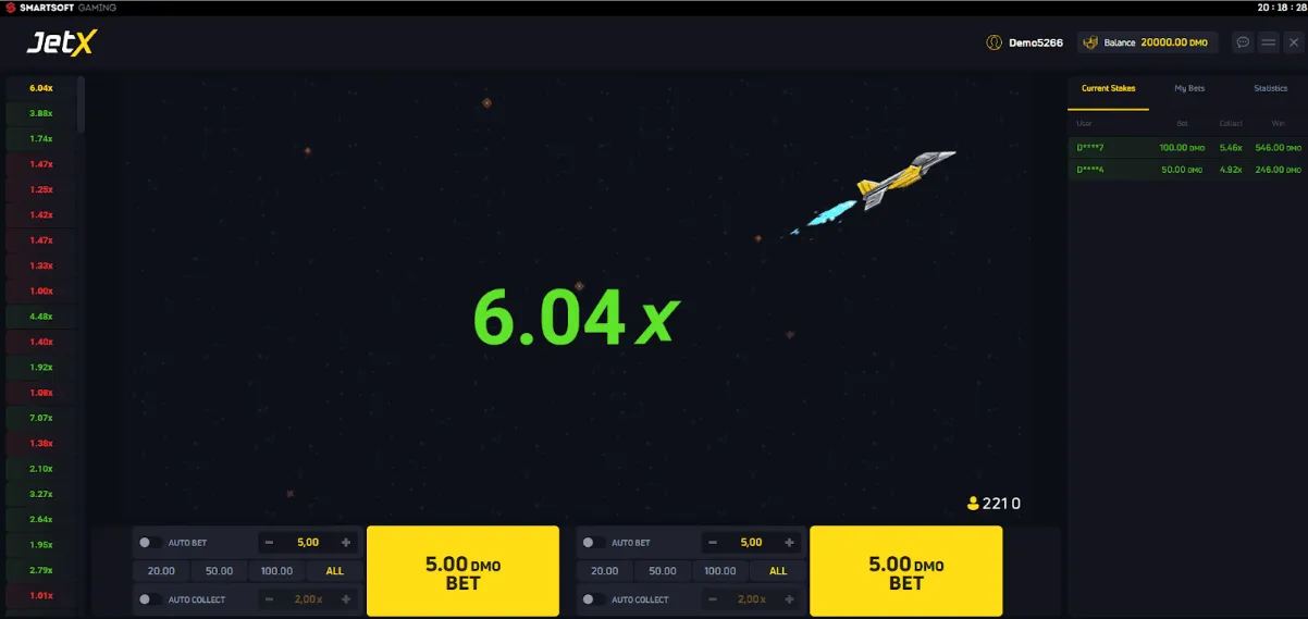 JetX Screenshot
