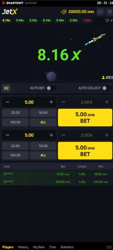 JetX Screenshot